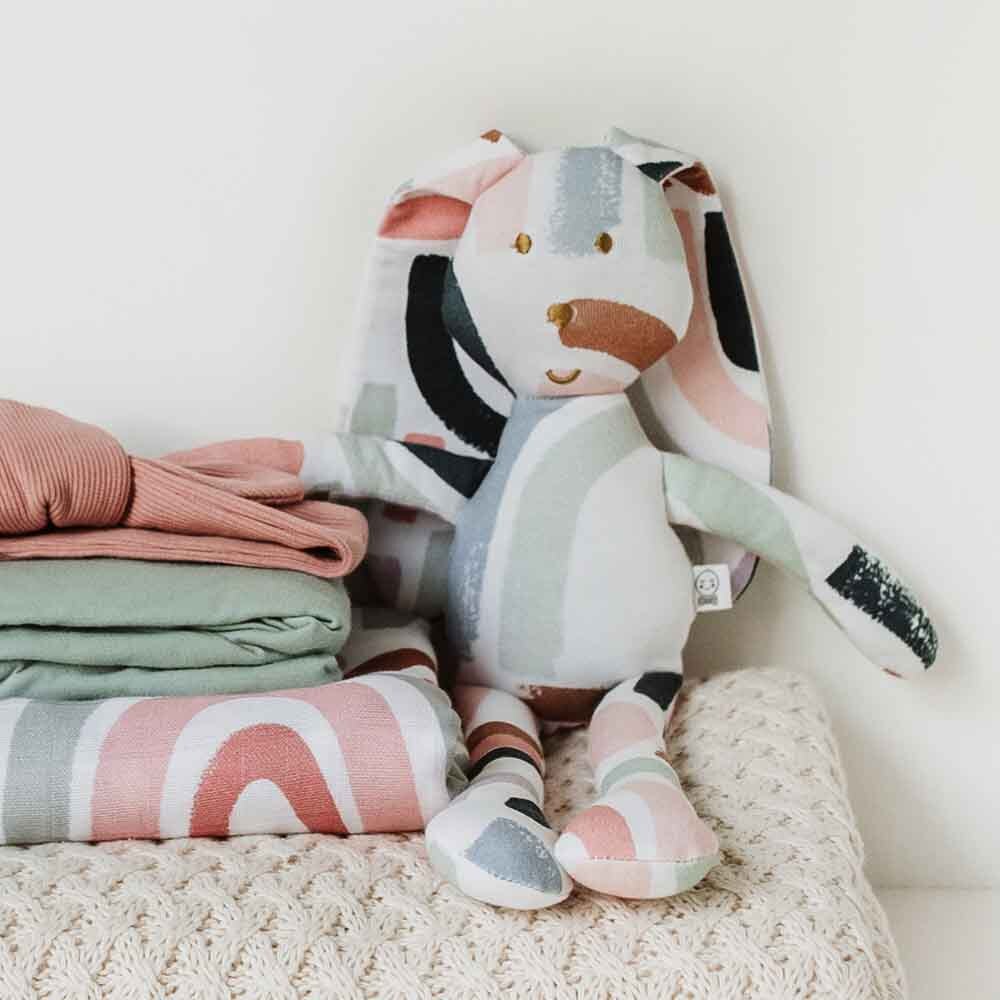 신상 오픈♥ 레인보우 버니 애착인형 Rainbow Snuggle Bunny Comforter