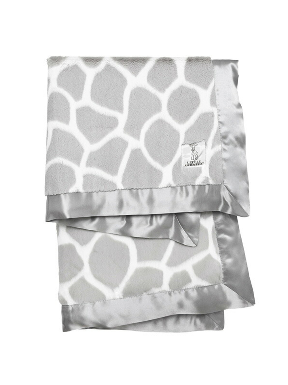Luxe™ Giraffe Print Baby Blanket럭스 지라프 프린트 그레이